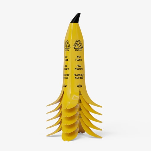 Better Brush 3 Foot Banana Wet Floor Cone